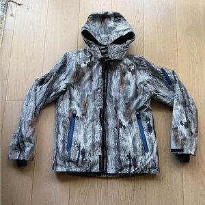 Reima Kids Camouflage Insulated Ski/Snow Jacket, 14Y